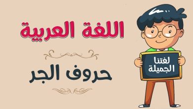 ما هي حروف الجر في اللغة العربية