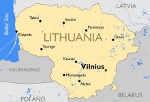 اين تقع ليتوانيا على الخريطة