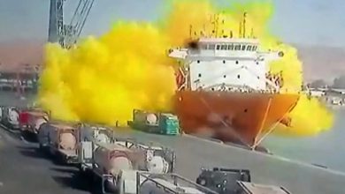 سبب تسرب الغاز في ميناء العقبة بالأردن