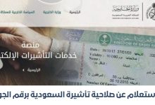 كيفية الاستعلام عن صلاحية تأشيرة السعودية برقم الجواز 1444